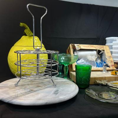 Ceramics glass and Japanese small sorting bin boxes