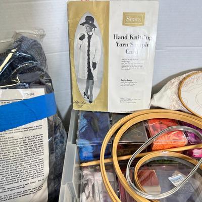Embrodiery and knitting