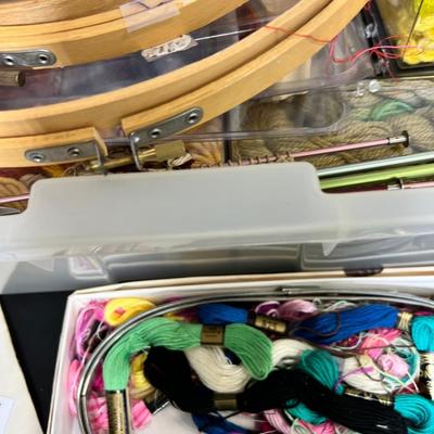 Embrodiery and knitting