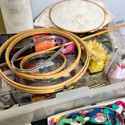 Embrodiery and knitting