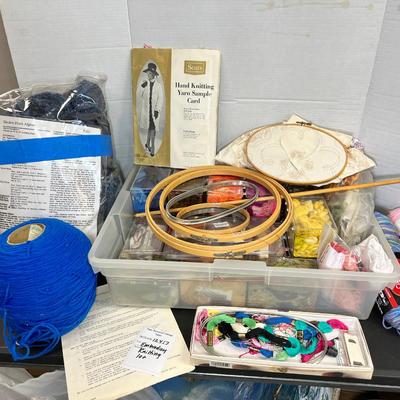 Embrodiery and knitting