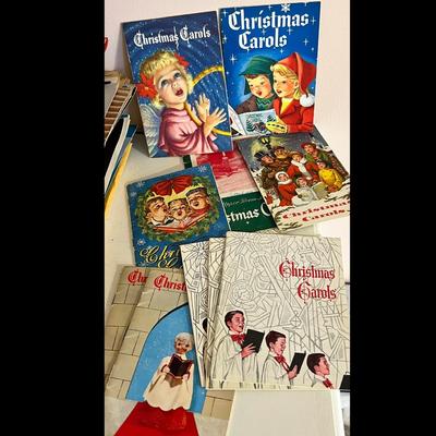 Vintage Lot 50â€™s Advertising Ephemera - Christmas Carol Booklets