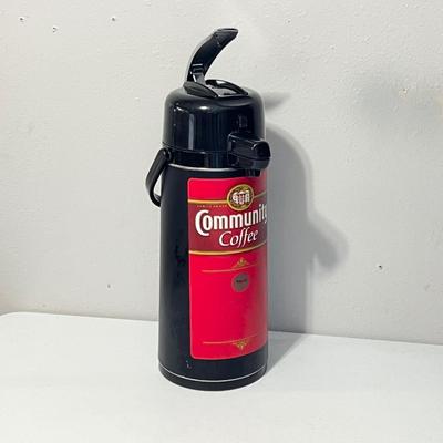 COMMUNITY COFFEE ~ Air Pump Coffee Dispenser