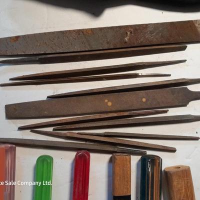 Variety of hand tools with Allen wrench sets