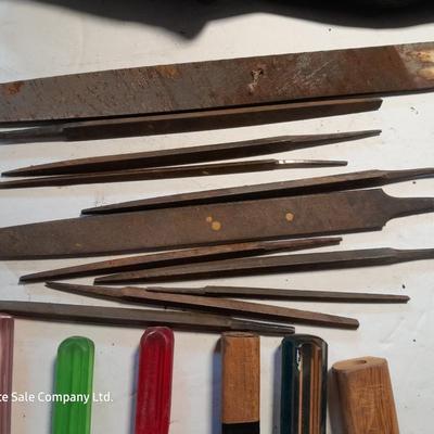 Variety of hand tools with Allen wrench sets