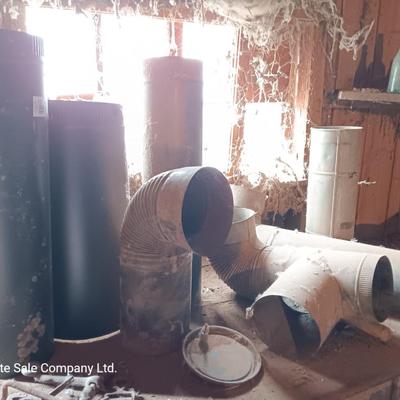 Assortment of stove pipe -