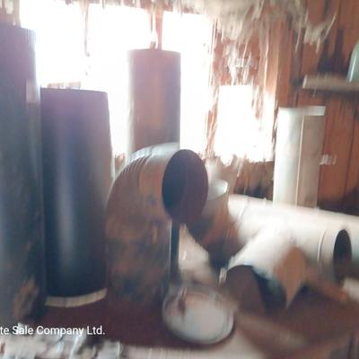 Assortment of stove pipe -