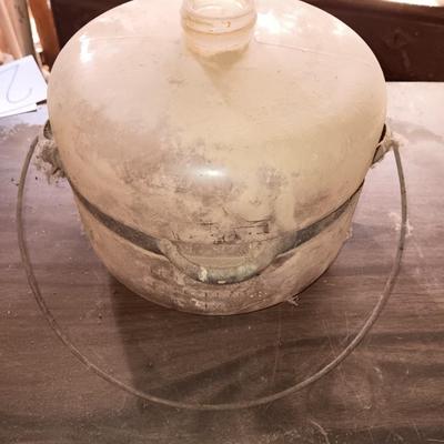 Antique Glass kerosene bottle AF-3 patented Dec. 15, 1914