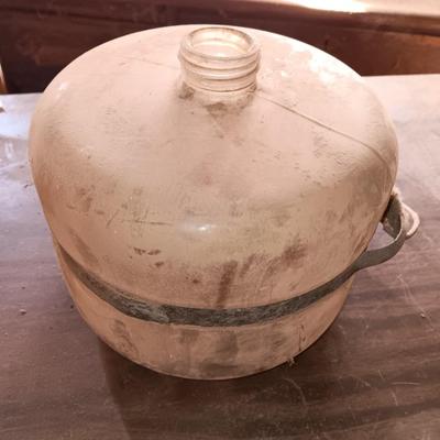 Antique Glass kerosene bottle AF-3 patented Dec. 15, 1914