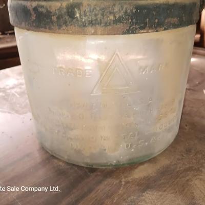 Antique Glass kerosene bottle Trademark Pat. USA 1919