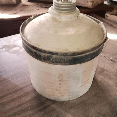 Antique Glass kerosene bottle Trademark Pat. USA 1919