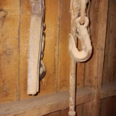Two antique load binders