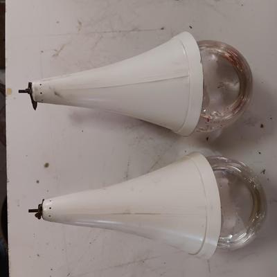 Two antique fire extinguishers