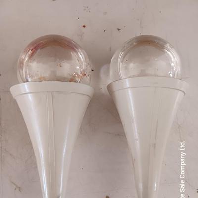 Two antique fire extinguishers