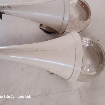 Two antique fire extinguishers