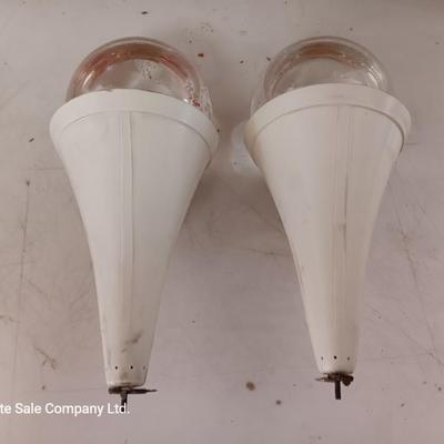 Two antique fire extinguishers
