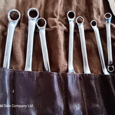 Snap on wrenches in pouch