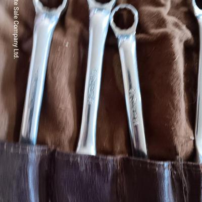 Snap on wrenches in pouch