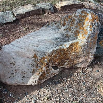 Large moss rock landscape boulder #2