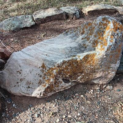 Large moss rock landscape boulder #2