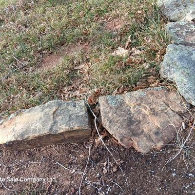 Variety of smaller landscaping moss rocks