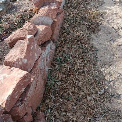 Large assortment of Sandstone landscaping rocks