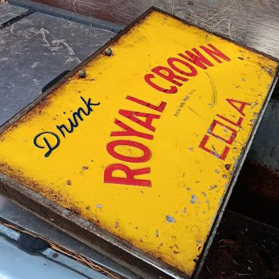Antique Royal Crown cooler