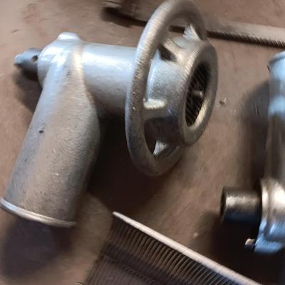 Meat tenderizer and Grinders with accessories - meat saws - table mount grinders too