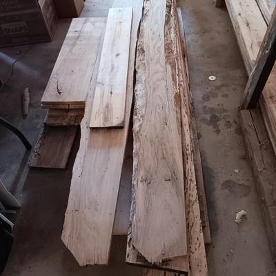 Beautiful crafting construction wood pieces - some beetle kill