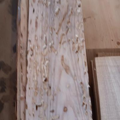 Beautiful crafting construction wood pieces - some beetle kill