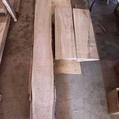 Beautiful crafting construction wood pieces - some beetle kill