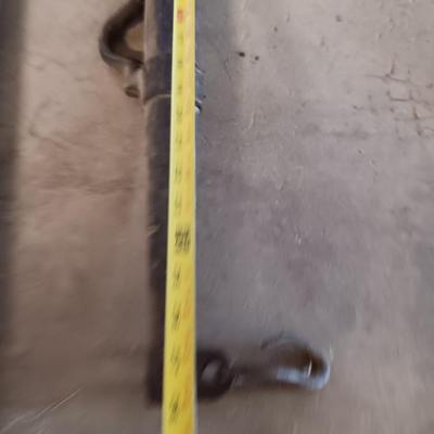 Antique steel single tree? with homemade pipe single tree or drawbar