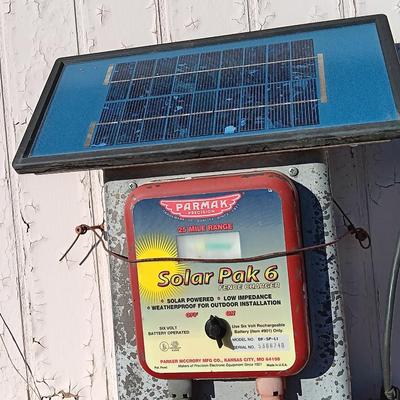 Parmak Solar fence charger Solar Pak 6