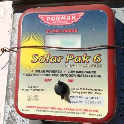 Parmak Solar fence charger Solar Pak 6