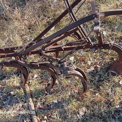 Yard art antique hand plow