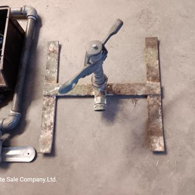 Yard sprinklers with mounts to prevent them from falling over - spicket handles and more