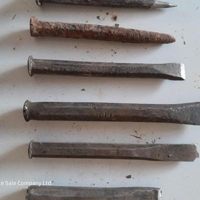 Assortment of chisels