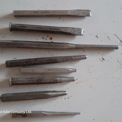 Assortment of chisels