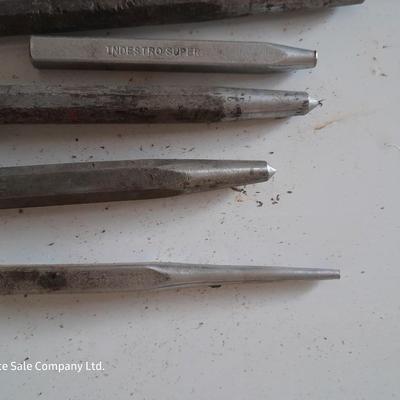 Assortment of chisels