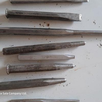 Assortment of chisels