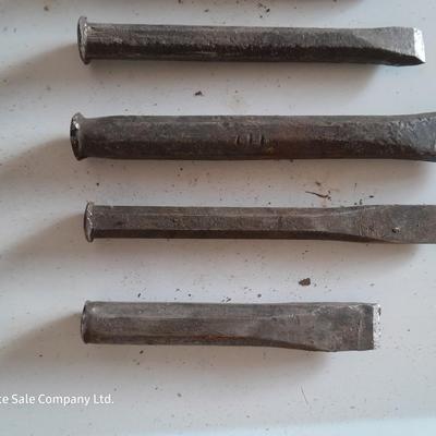 Assortment of chisels