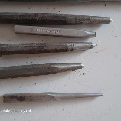 Assortment of chisels