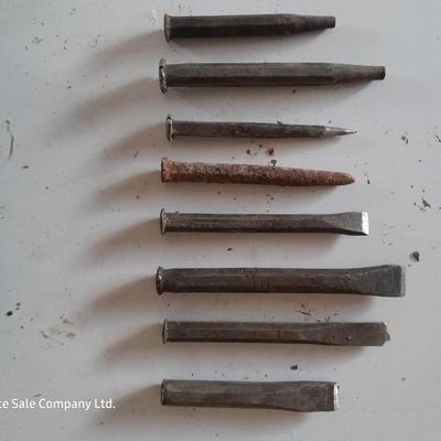 Assortment of chisels