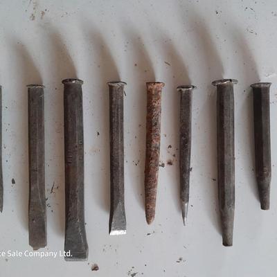 Assortment of chisels