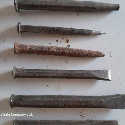 Assortment of chisels