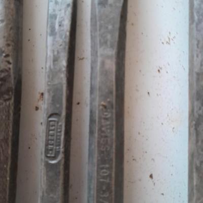 Assortment of chisels and punches
