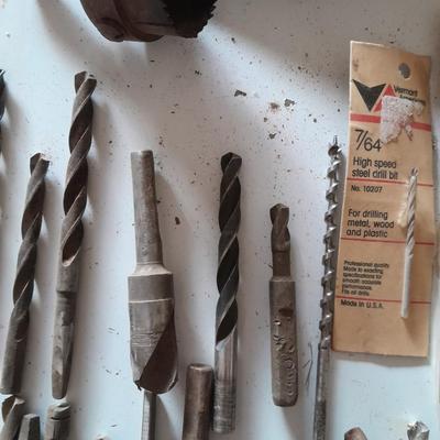 Assortment of drill bits