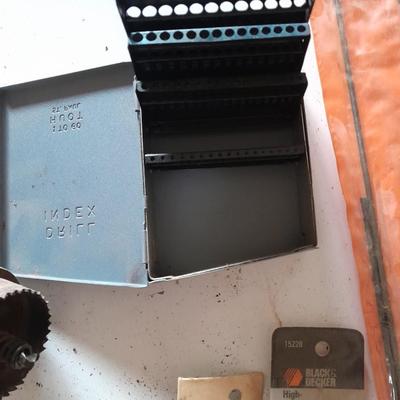 Assortment of drill bits