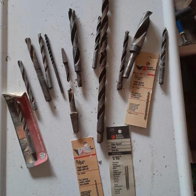 Assortment of drill bits