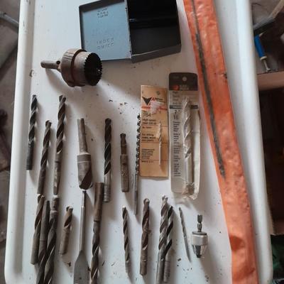 Assortment of drill bits